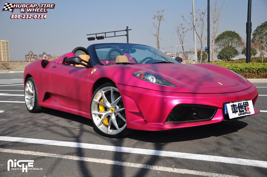 vehicle gallery/ferrari f430 niche misano  Brushed wheels and rims